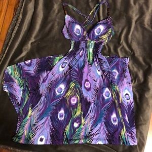 Strappy back summer dress